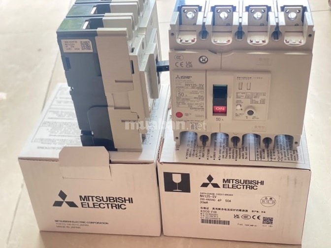 Cầu dao chống rò NV125-SV, 4P, 50A, 30mA 