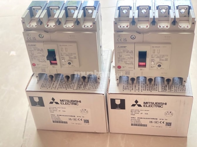 Cầu dao chống rò NV125-SV, 4P, 50A, 30mA 