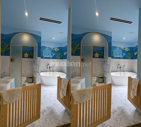  Biệt thự Ba Son 225m2, có hầm, 4 tầng, vị trí trung tâm