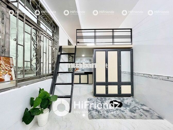 Phòng Trọ có gác 30m2 mới có máy lạnh an ninh gần Bà Hom - Phú Lâm