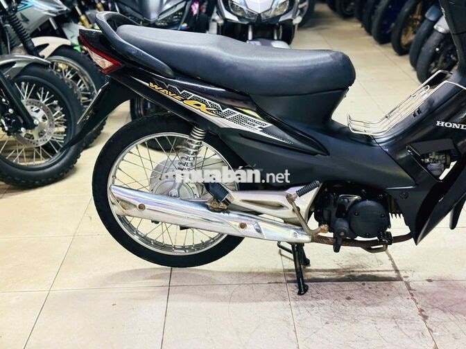 XE MÁY THỊNH PHÁT- WAVE A 100 ĐEN BÓNG MÁY ZIN 