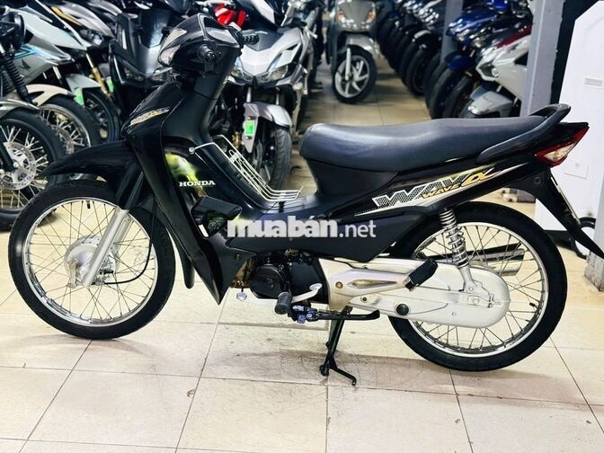XE MÁY THỊNH PHÁT- WAVE A 100 ĐEN BÓNG MÁY ZIN 