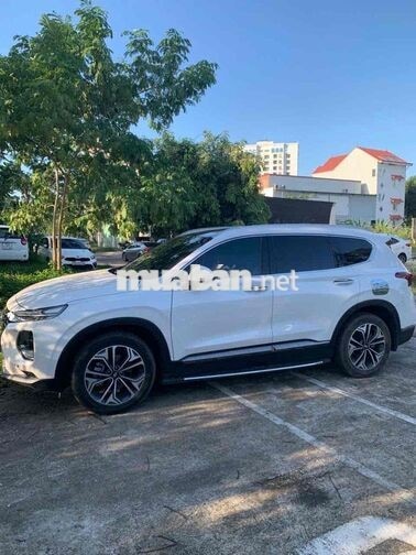 Hyundai SantaFe 2020 Trắng 7 chỗ Dầu Tự động