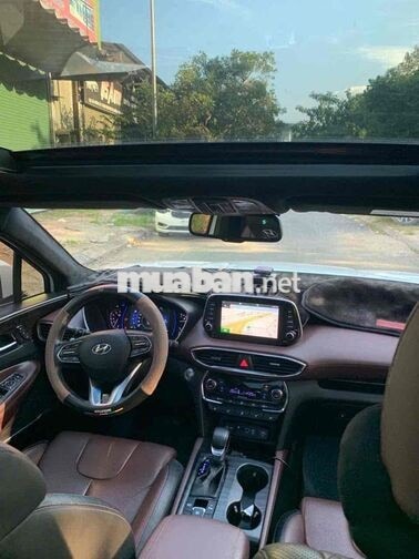 Hyundai SantaFe 2020 Trắng 7 chỗ Dầu Tự động