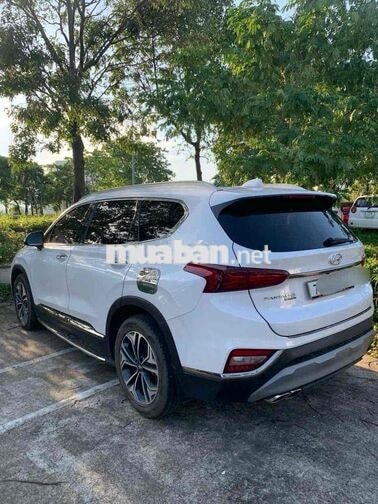 Hyundai SantaFe 2020 Trắng 7 chỗ Dầu Tự động
