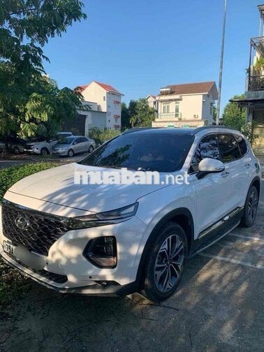 Hyundai SantaFe 2020 Trắng 7 chỗ Dầu Tự động