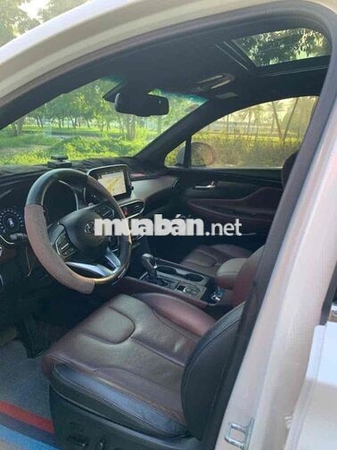 Hyundai SantaFe 2020 Trắng 7 chỗ Dầu Tự động