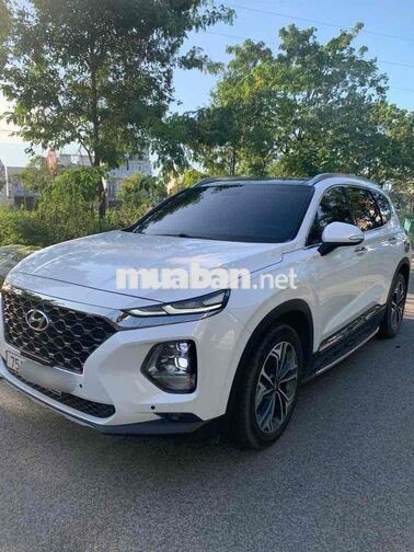 Hyundai SantaFe 2020 Trắng 7 chỗ Dầu Tự động