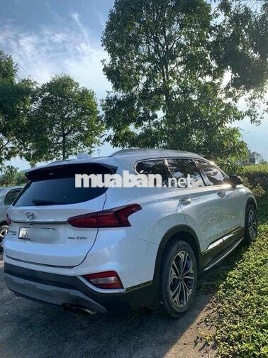 Hyundai SantaFe 2020 Trắng 7 chỗ Dầu Tự động