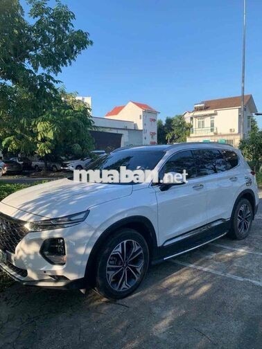 Hyundai SantaFe 2020 Trắng 7 chỗ Dầu Tự động
