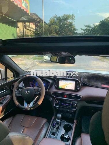 Hyundai SantaFe 2020 Trắng 7 chỗ Dầu Tự động