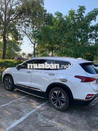 Hyundai SantaFe 2020 Trắng 7 chỗ Dầu Tự động