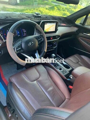 Hyundai SantaFe 2020 Trắng 7 chỗ Dầu Tự động