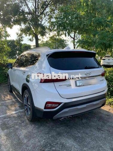 Hyundai SantaFe 2020 Trắng 7 chỗ Dầu Tự động