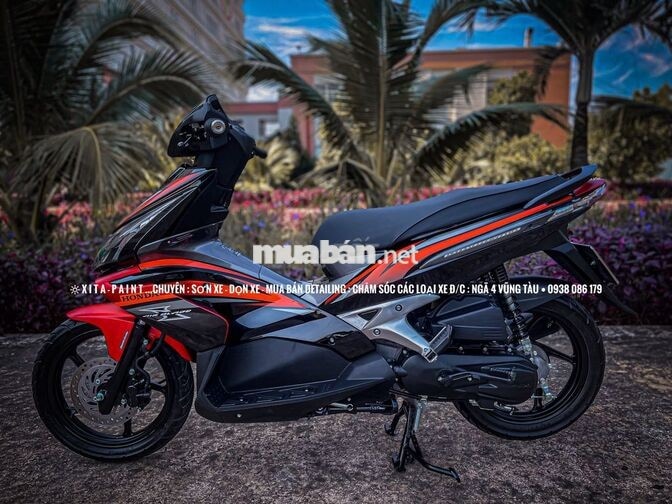Honda Air Blade Fi Up Cam Đen Thái Lan