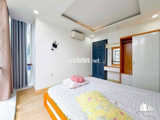 Căn hộ mini mới xây Full nội thất cao cấp 1PN lớn gần cầu Nguyễn V. Cừ