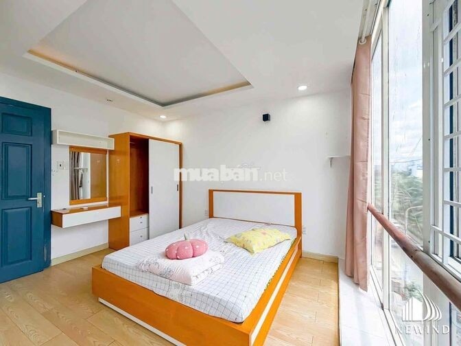 Căn hộ mini mới xây Full nội thất cao cấp 1PN lớn gần cầu Nguyễn V. Cừ