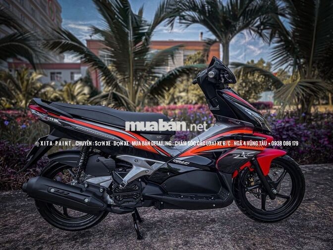 Honda Air Blade Fi Up Cam Đen Thái Lan