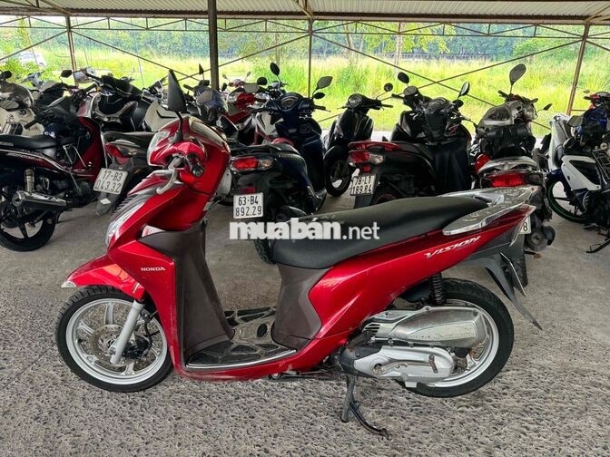 Honda Vision 2016 Cao Cấp màu Đỏ