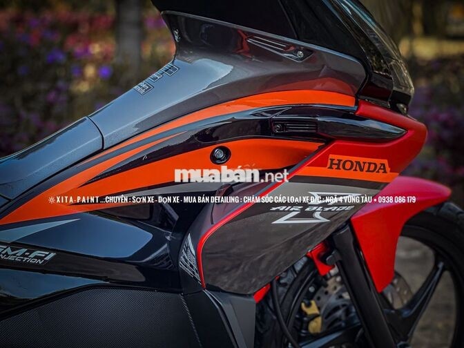 Honda Air Blade Fi Up Cam Đen Thái Lan