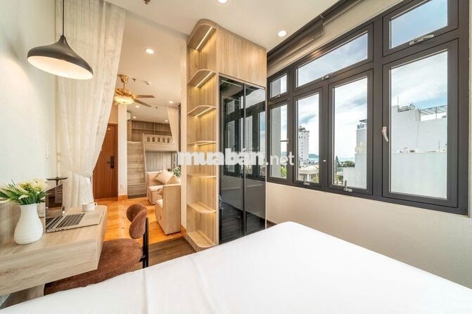 TRỐNG SẴN Căn Hộ 2PN View Biển - Đi Bộ 2 Phút Biển Mân Thái - Nhận Pet