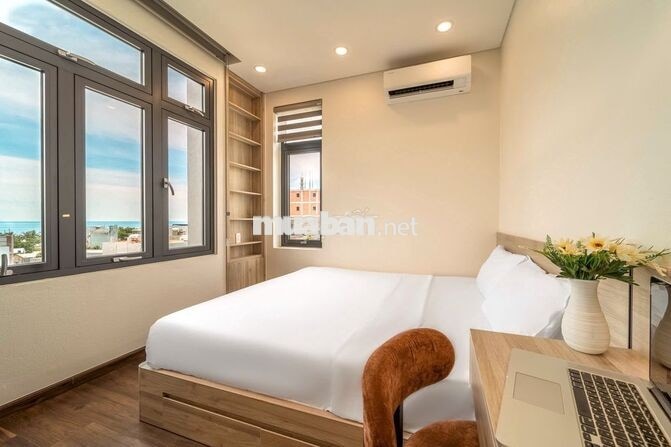 TRỐNG SẴN Căn Hộ 2PN View Biển - Đi Bộ 2 Phút Biển Mân Thái - Nhận Pet
