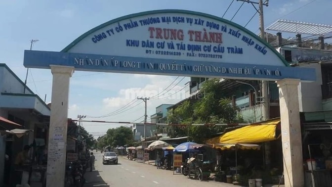 Cần bán đất KDC Trung Thành đường số 1, DT826 đối diện KCN cầu Tràm