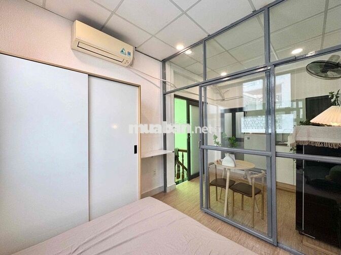 1PN FULL NỘI THẤT MÁY GIẶT RIÊNG NGAY HOÀNG SA TRUNG TÂM QUẬN 3