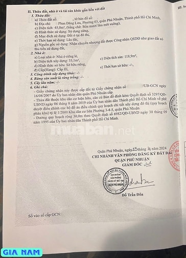 BÁN NHÀ MẶT TIỀN KINH DOANH : 184 PHAN ĐĂNG LƯU - P. 3 - Q. PHÚ NHẬN 