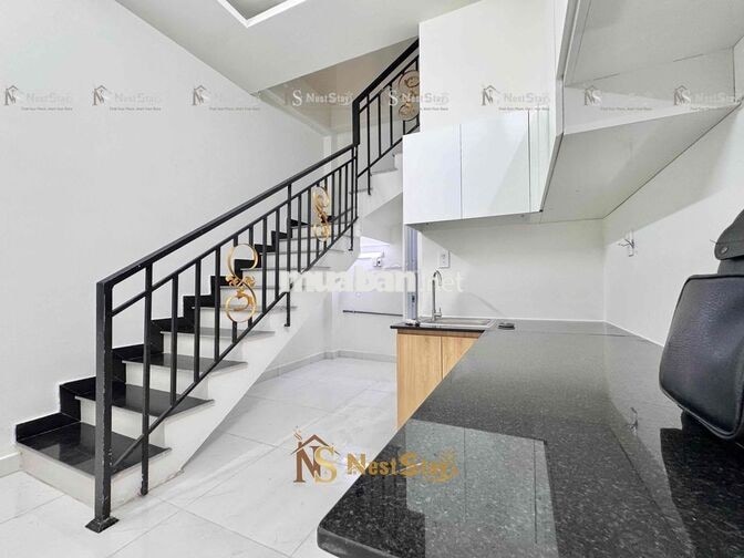 Cho thuê phòng 1 trệt 1 lửng 40m2 Lương Thế Vinh - Ban công, máy giặt