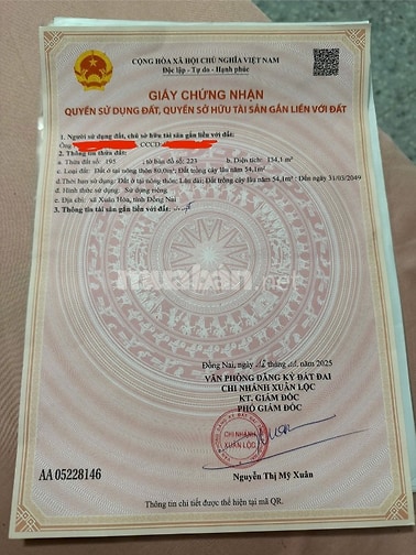 BÁN Nhà CHÍNH CHỦ XUÂN HÒA, XUÂN LỘC, ĐỒNG NAI