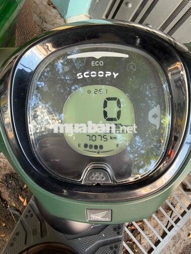 Honda Scoopy 2025 Xanh Indonesia 7075 km.