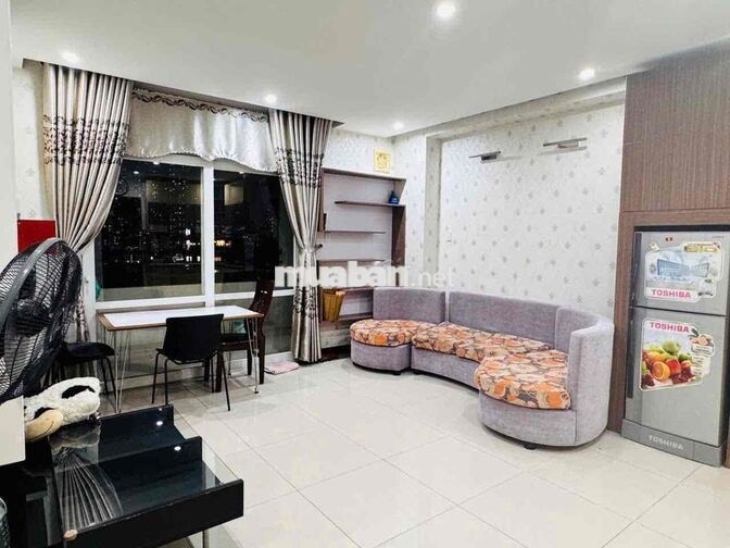 Cho thuê CH Tân Cảng P.25 Bình Thạnh 60m² 1PN + PK lớn, Full NT