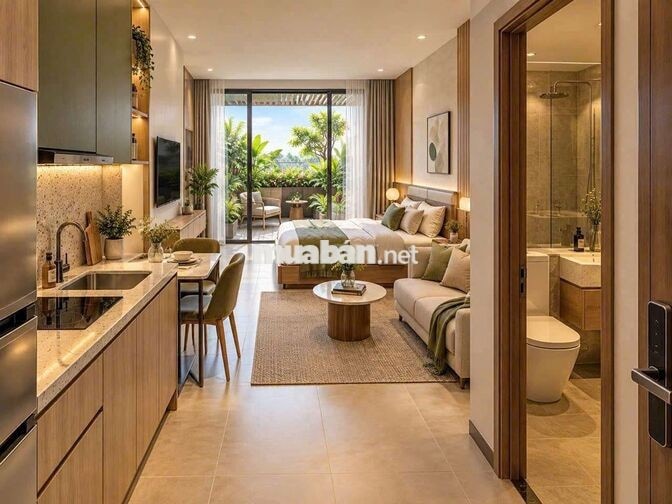 Căn Hộ Cao Cấp 1PN 30,1m2 thích hợp để ở cho Thuê tại F2-Fours Tower