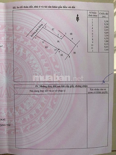 Cần bán đất + nhà cấp 4. đường Lý Tháu Tổ