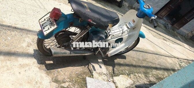 Honda Cub Xanh Trắng