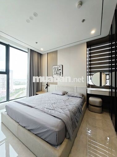 Căn hộ 2 phòng ngủ cao cấp, tầng trung view sông thoáng, trống sẵn