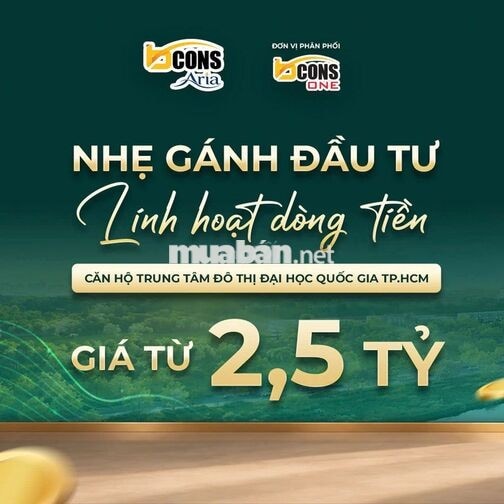 CĂN HỘ BCONS ARIA METRO LÀNG ĐẠI HỌC 
