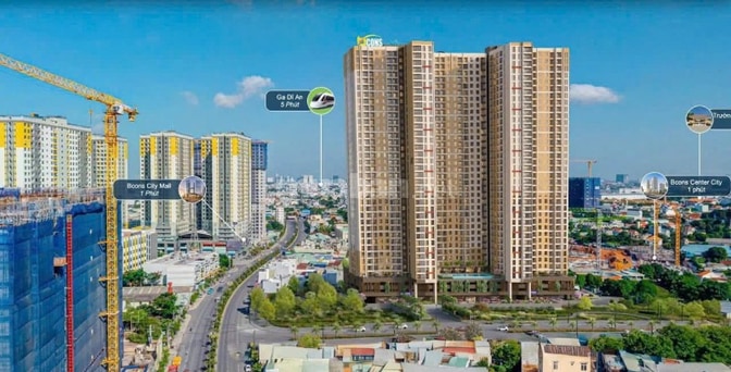 Căn hộ Bcons Aria  - Chỉ 120 triệu nhận nhà miễn gốc + lãi 24 tháng