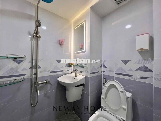 Studio cửa sổ giếng trời full nội thất ngay gần cầu chữ Y, dễ qua q1,5