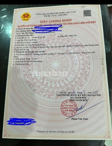 Cần bán gấp Kiot vị trí đắc địa tại Tây Nam Linh Đàm. Sổ Đỏ lâu dài
