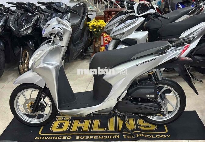 Honda Vision 2023 Bạc Pocher.HSCT.Xe Chất.Giá Tốt