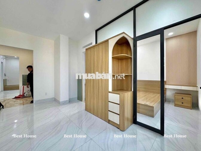CHDV 1PN tách bếp nhà mới xây, thang máy, an ninh ngay Đầm Sen