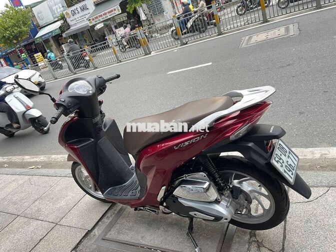Honda Vision 2025 Cao Cấp màu Đỏ