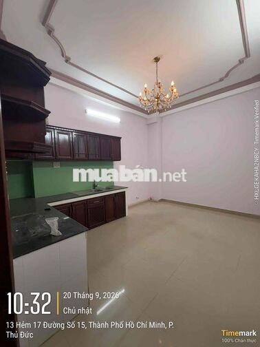 NHÀ 4 TẦNG HẺM ĐƯỜNG KHA VẠN CÂN . PHƯỜNG LINH CHIỂU TP THỦ ĐỨC