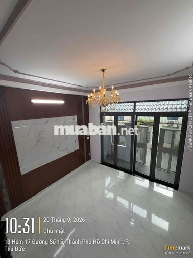 NHÀ 4 TẦNG HẺM ĐƯỜNG KHA VẠN CÂN . PHƯỜNG LINH CHIỂU TP THỦ ĐỨC