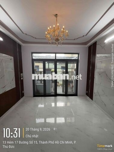 NHÀ 4 TẦNG HẺM ĐƯỜNG KHA VẠN CÂN . PHƯỜNG LINH CHIỂU TP THỦ ĐỨC