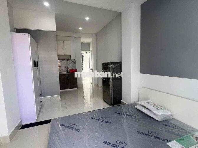Căn hộ Studio mới hoàn thiện full nội thất ban công Đường 3 tháng 2
