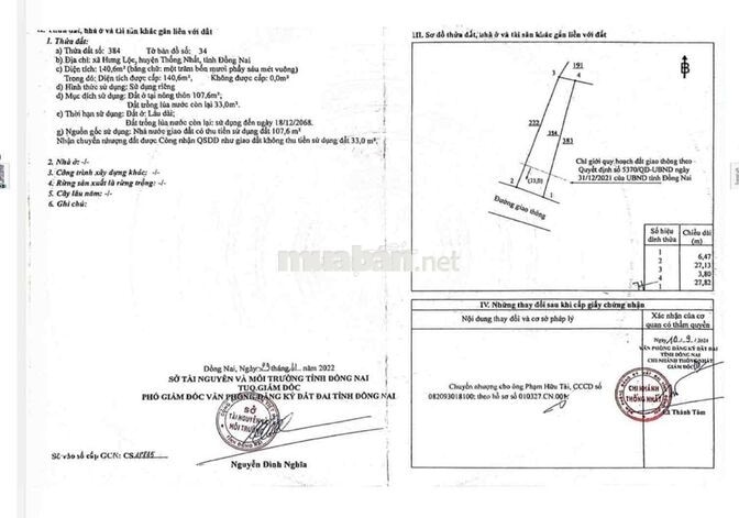 🔥 Chính chủ cần bán lô đất đẹp TC tại Hưng Lộc, Thống Nhất, Đồng Nai