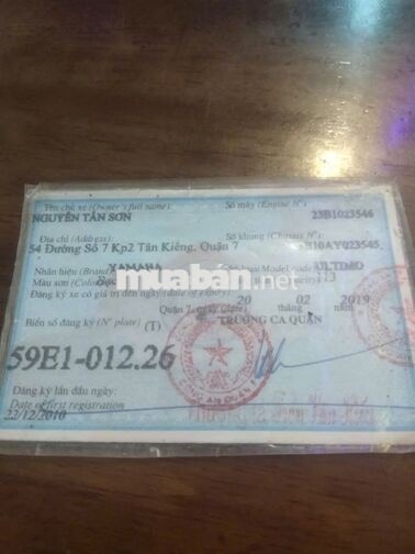 Bán chiếc Yamaha Mio Ultimo 2010 Bạc